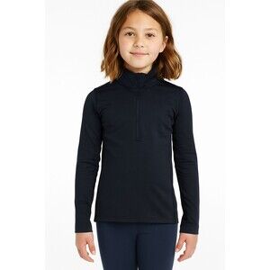 Nike Dri-FIT Quarter Zip Pullover Kid’s Small Black Long Sleeve Athletic Top
